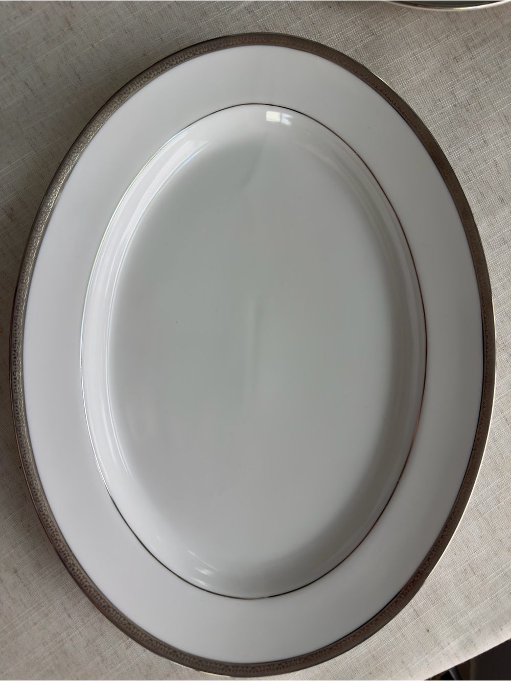 Vintage Charter Club Grand Buffet Platinum 14” Platter